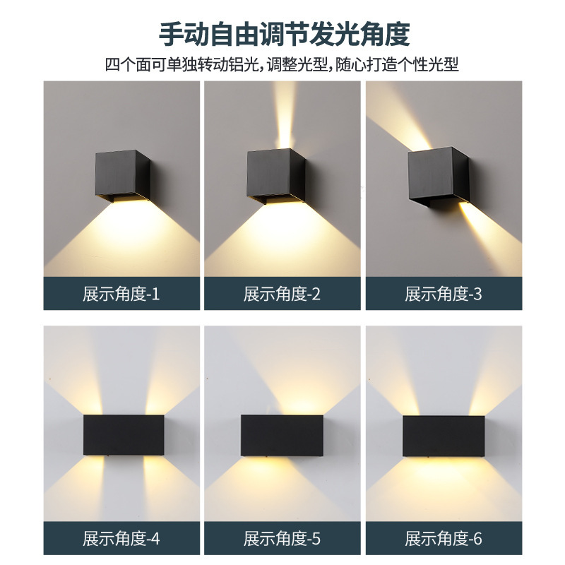 Modern and minimalistic travel LED creative sconce for hotel for…