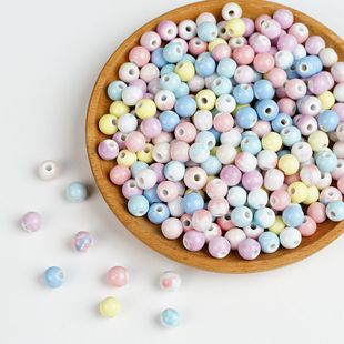 ����悲�ɫ�մ�ɢ��8mmС���´����ֹ�DIY�Ʒ�ִ�����������l