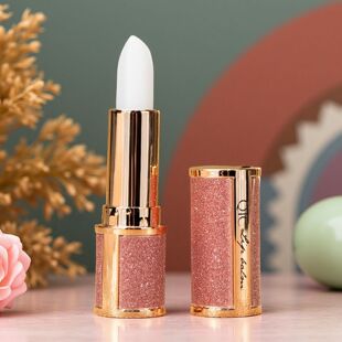 QIC Moisturizing and Repairing Lip Balm Hydrating and Moisturizing Lip Pattern Portable Starry Sky Deep Nourishing Red Pomegranate Lip Film