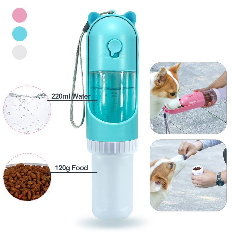 Procesamiento de tazas de agua para mascotas personalizadas, portátiles de doble uso para exteriores, fáciles de transportar, de alta practicidad, múltiples funciones, tazas de agua