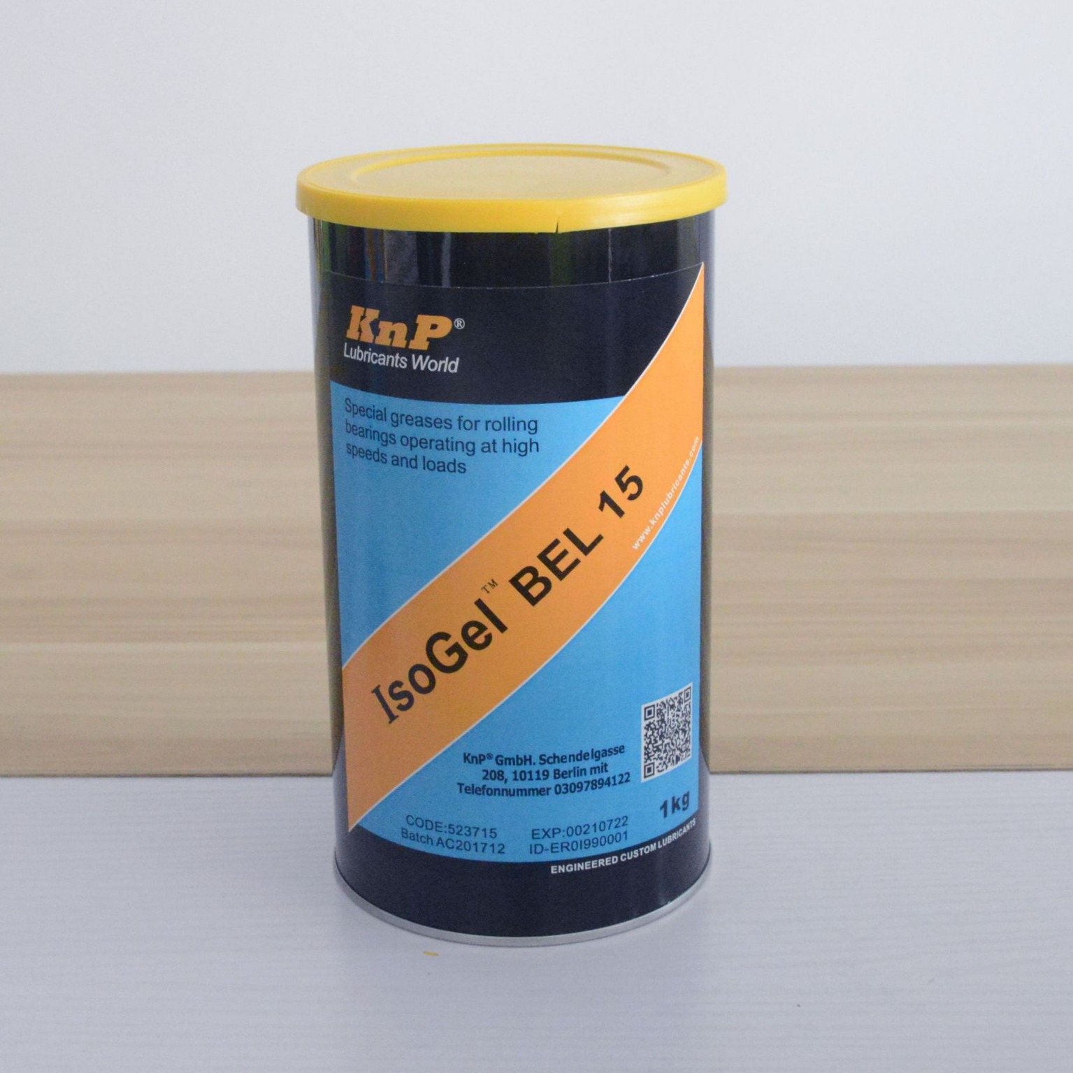 KNP润滑油脂IsoGel BEL 15