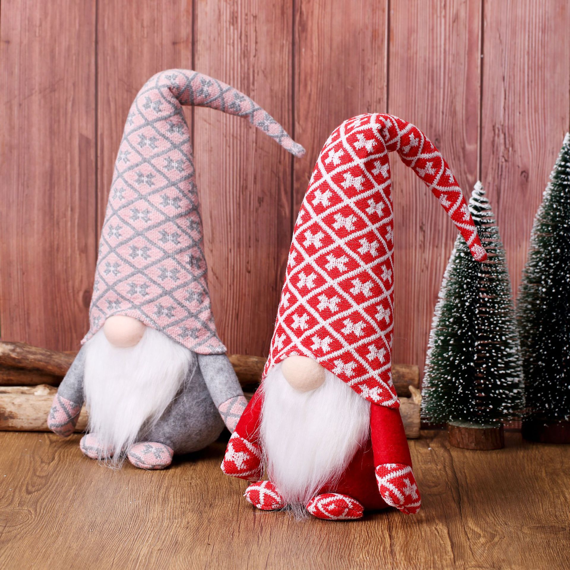 Comercio exterior nuevo suministros de decoración de Navidad muñeca sin rostro muñeca europea y americana de San Valentín de lana viejo hombre decoración de la ventana