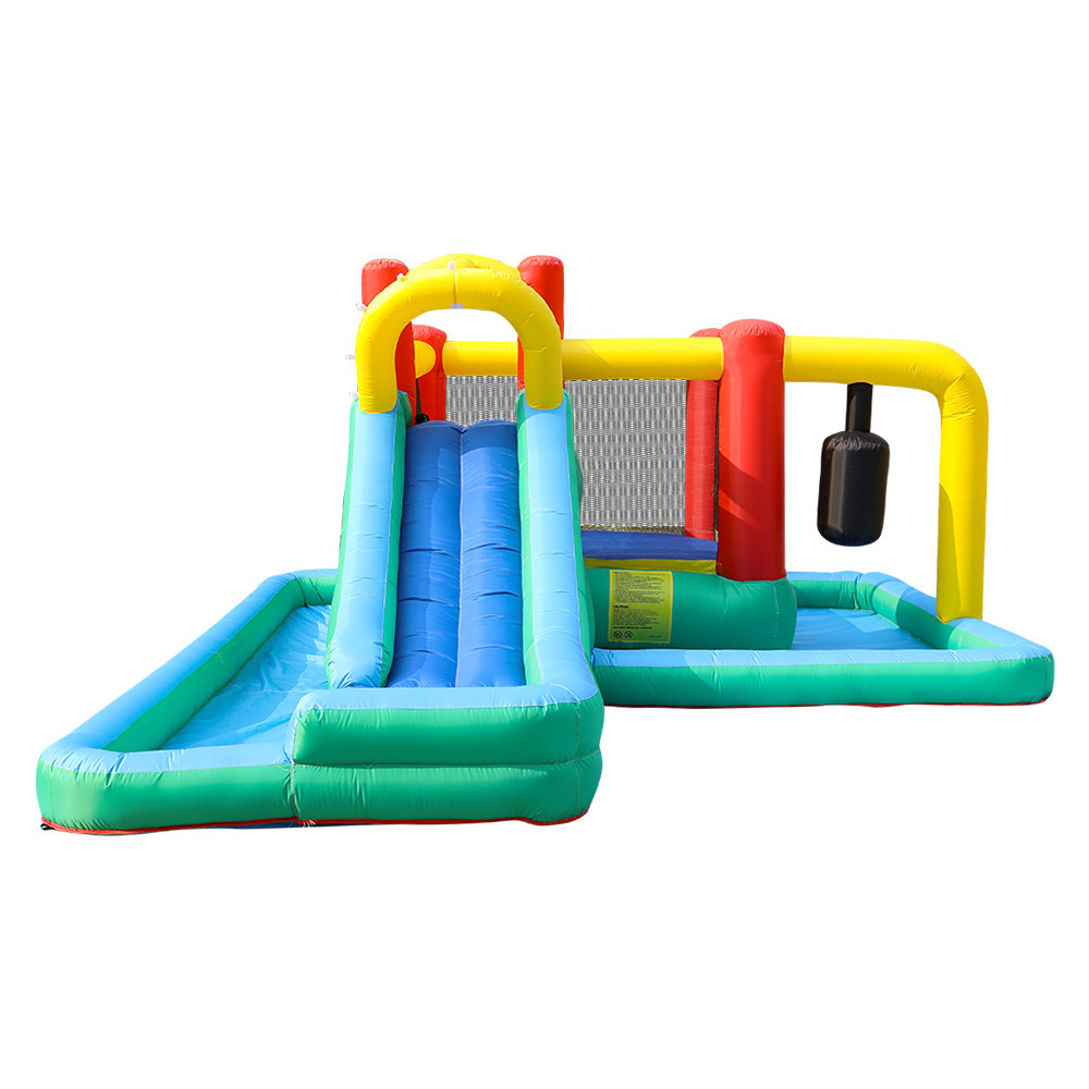 Dr. Pig inflatable castillo juguetes al aire libre para niños trampolín infláble parque de atracciones pequeño castillo familiar