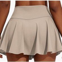 网球2025新款裙女运动短裙羽毛球裙夏百褶裙防走光瑜伽跑步半身裙