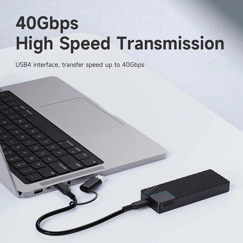 Hagibis USB 4.0 40Gbps корпус M.2 NVMe SSD совместимый с