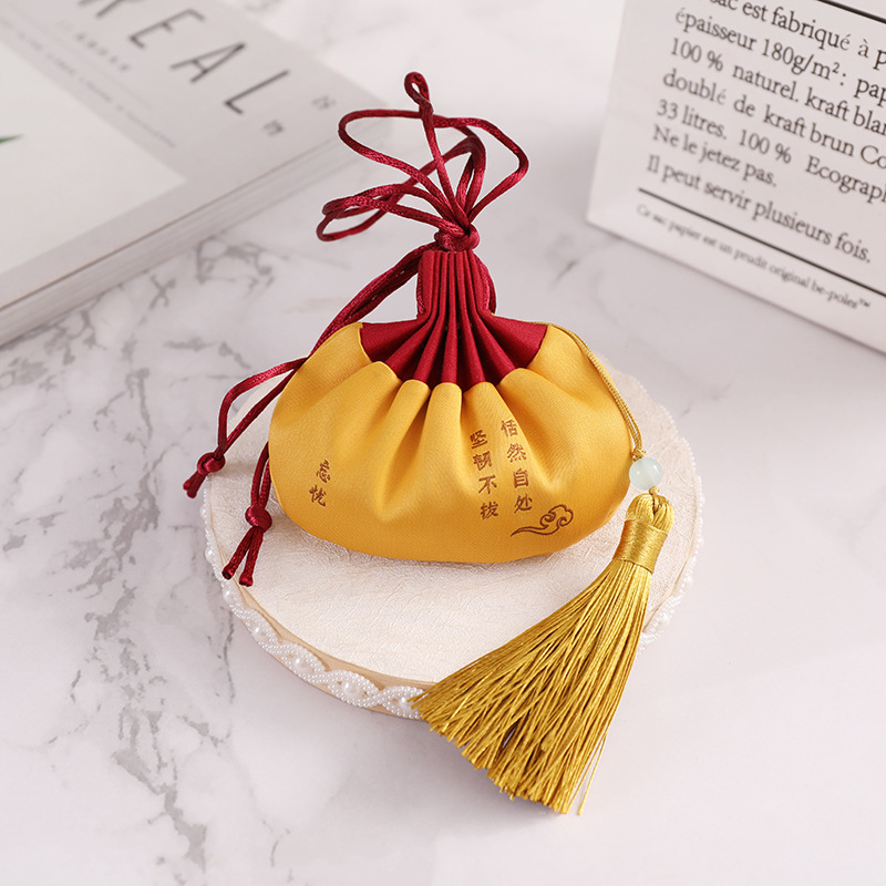 Palace Plum, Orchid, Bamboo and Chrysanthemum Yellow [Empty Bag]