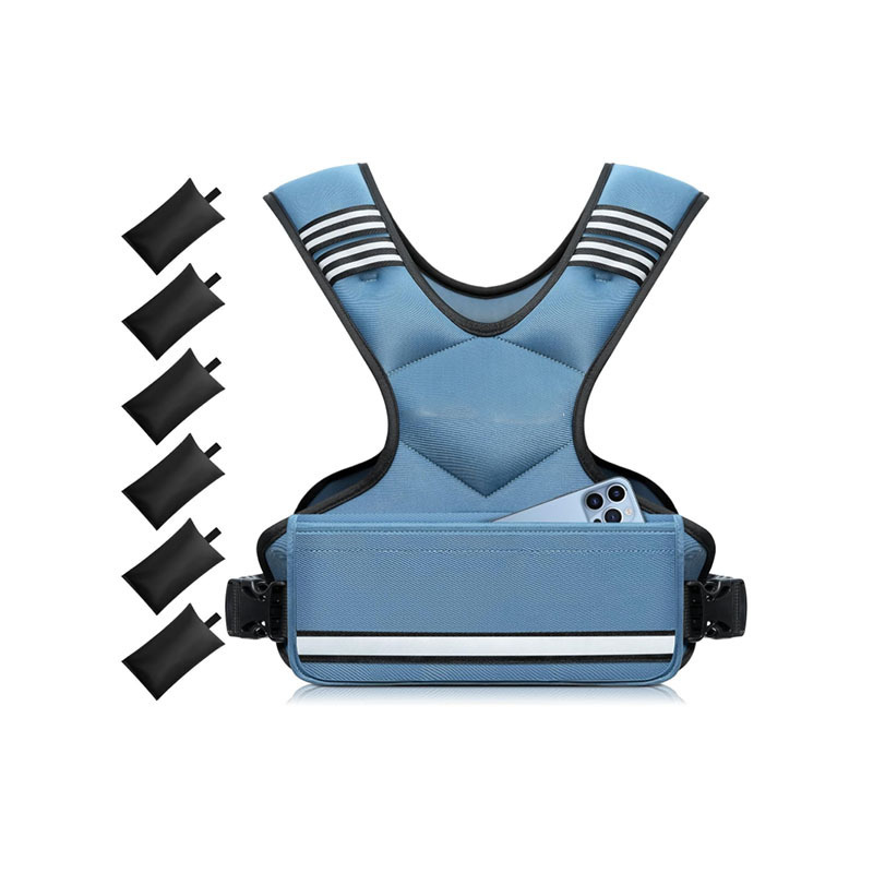 Nuevo chaleco de carga ajustable para hombres y mujeres corriendo al aire libre entrenamiento de acondicionamiento físico pesado chaqueta de arena artículos deportivos image 6