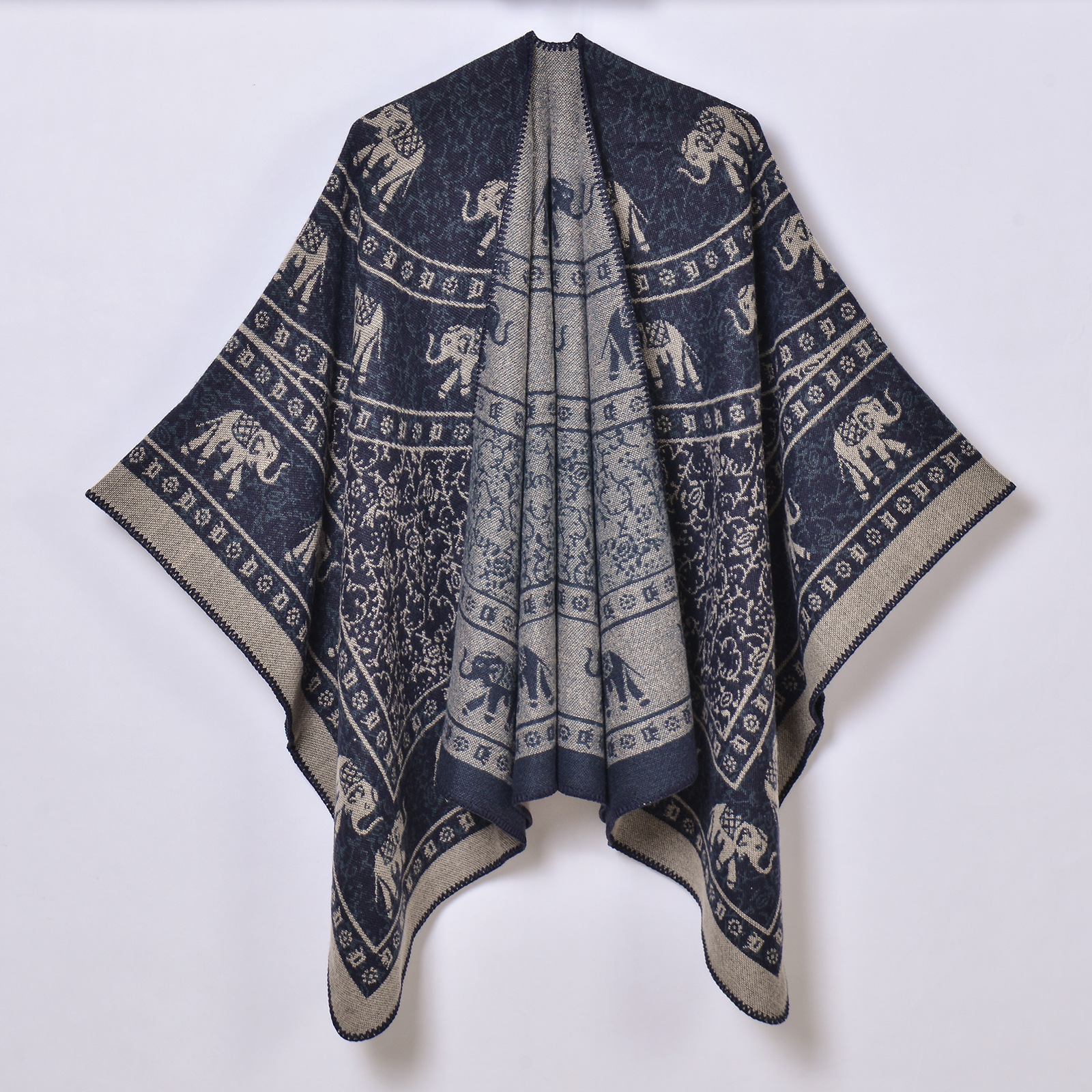 retro ethnic warm cloak