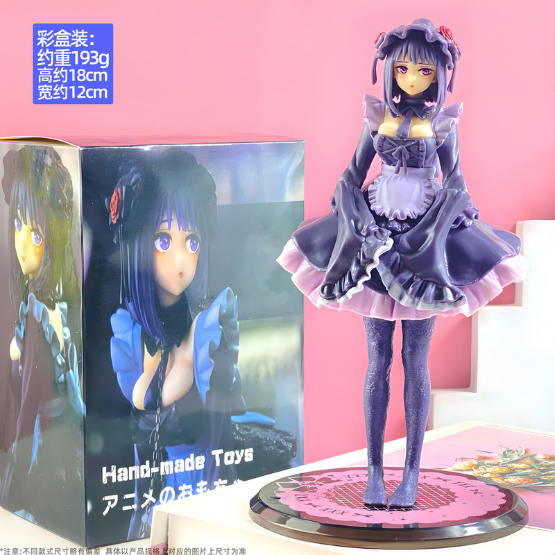 ポニョとゾンスケのシナリオフィギュア、岸辺のポニョ、崖の上のポニョ、卓上アニメーションオーナメント|undefined