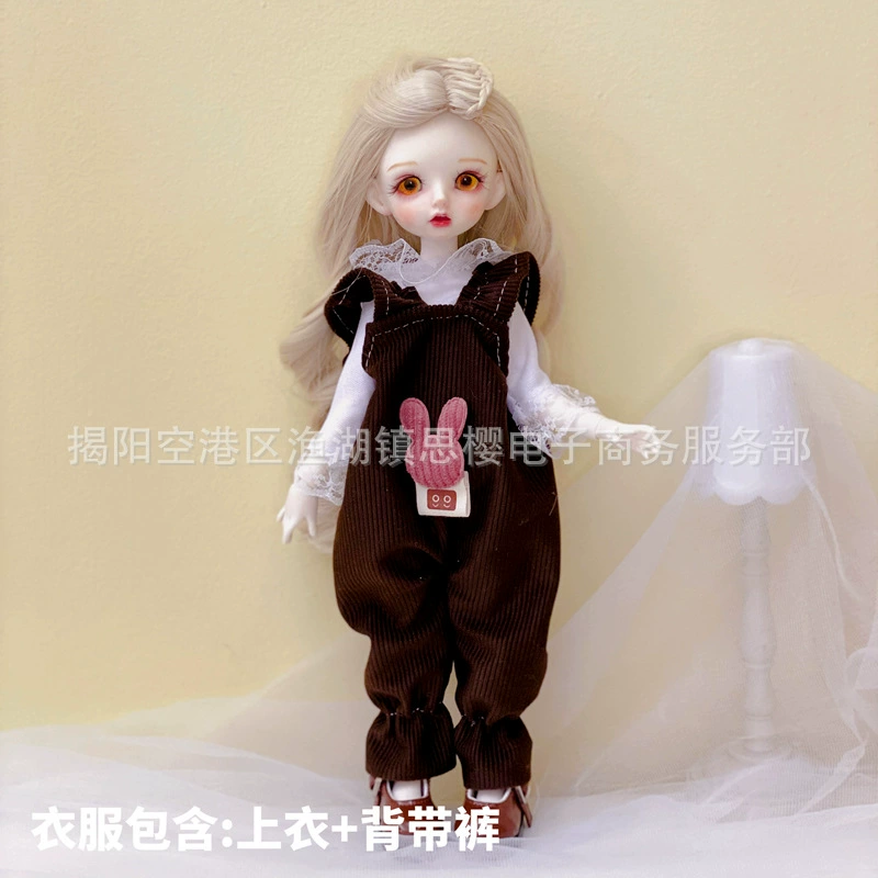 Doll clothes set, 30 cm 6-point BJD, Lolita-style outfit (multi-color YY options)