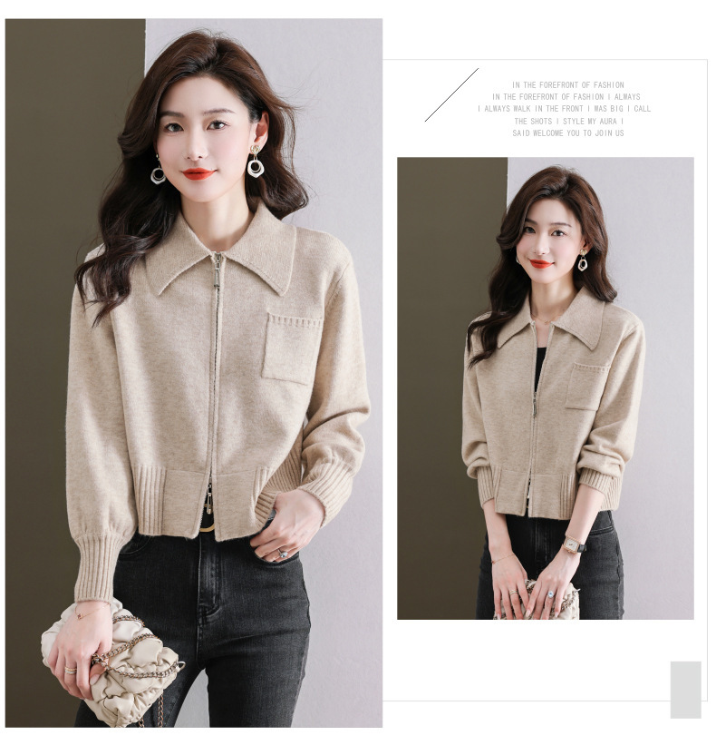 E5763 990K ÁO LEN NỮ TAIRYA ÁO LEN DÁNG DỘNG MÙA XUÂN THU ĐÔNG PHỤC CỔ CỔ ĐIỂN KÍN CỔ THỜI TRANG NỮ G03 SẢN PHẨM MỚI