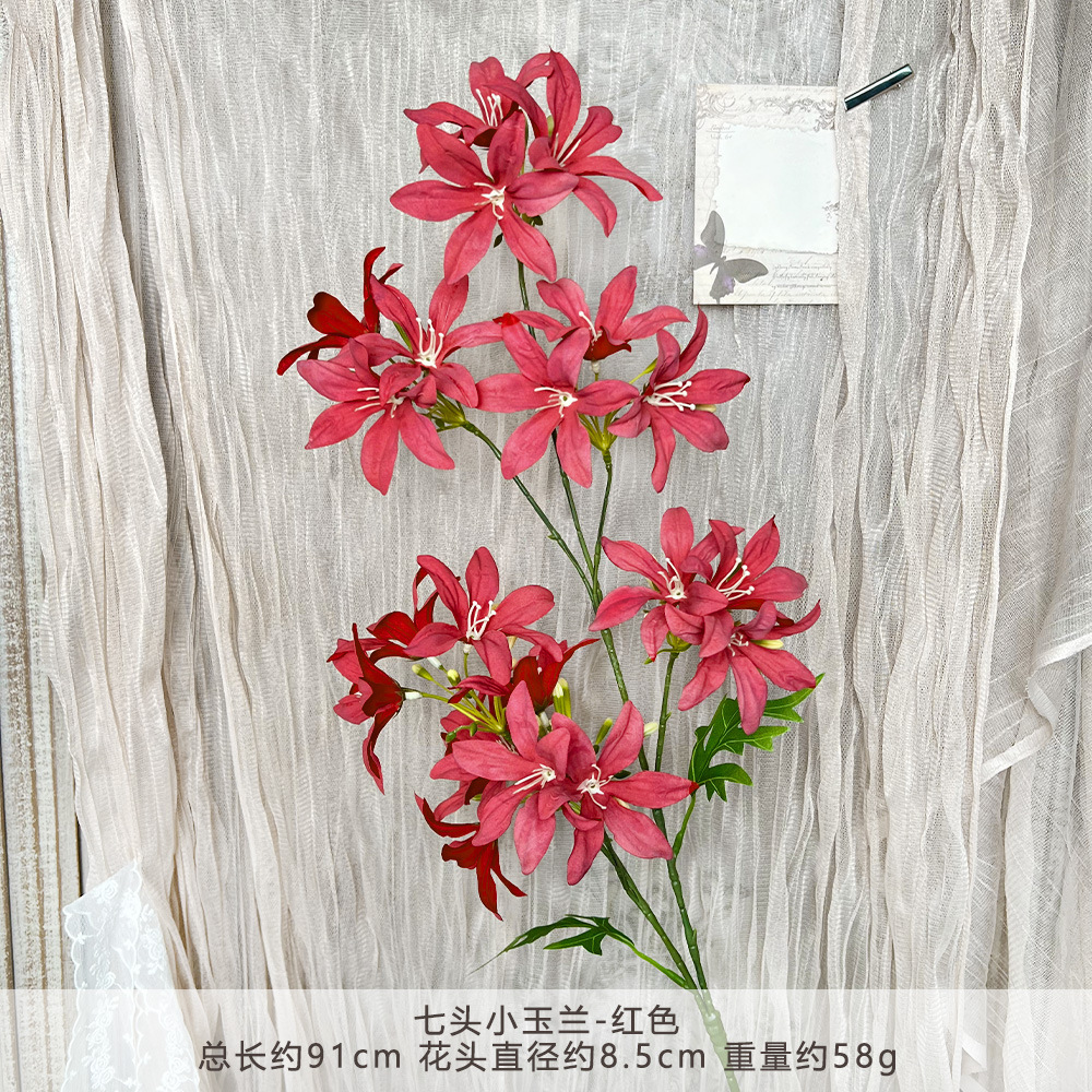 Xq-seven-headed magnolia-red