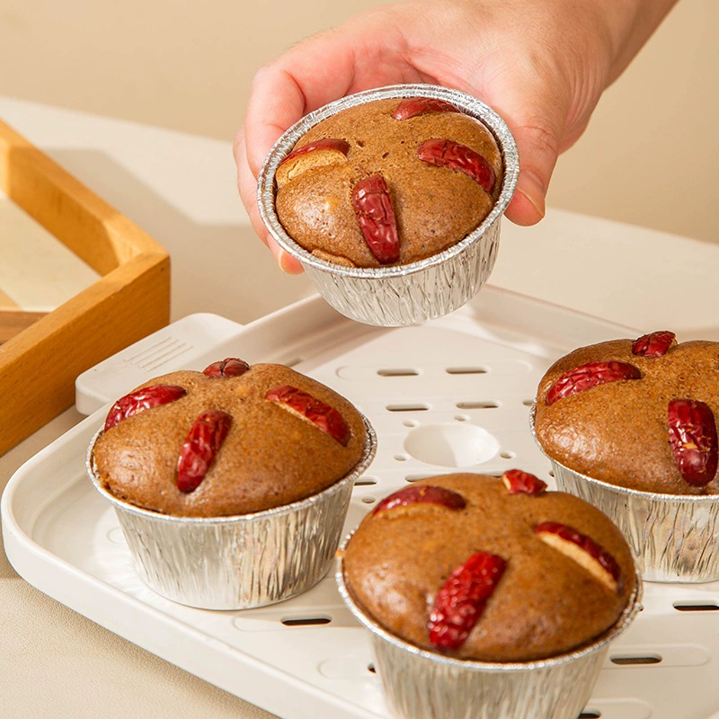 Оловянная бумажная чаша для фритюрницы для торта Форма для духовки для пароварки из алюминиевой фольги для волос