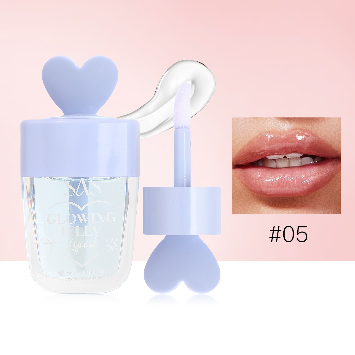 SAS caliente transfronterizo spot 6 colores brillo de labios líquido aceite de labios lindo de larga duración SAC116 image 11