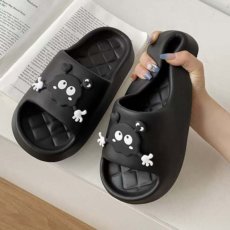 Оригинальные маленькие шлепанцы для брикетов для женщин, носящие супер мягкие нескользящие милые мультфильмы летом 2024 года