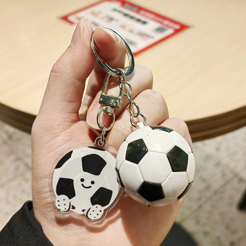 Bonito bádminton tenis voleibol fútbol baloncesto rugby llaveros bolsas escolares para hombres y mujeres colgantes de tenis de mesa regalos
