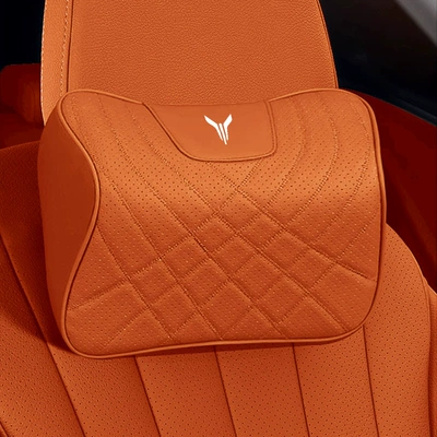 Headrest, Lumbar Support Cushion, Dreamer – Waist support - emma-orange-neck-pillow