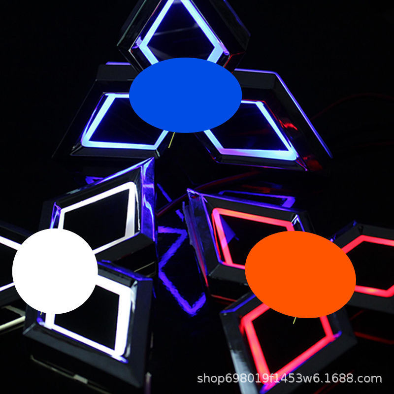 [Productos calientes transfronterizos] Aplicable a varios tipos de automóviles 5D LED luminoso trasero luz de señalización