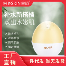 金稻蒸脸器美容仪小型家用喷雾机冷热双喷蒸面器补水仪蒸脸加湿器