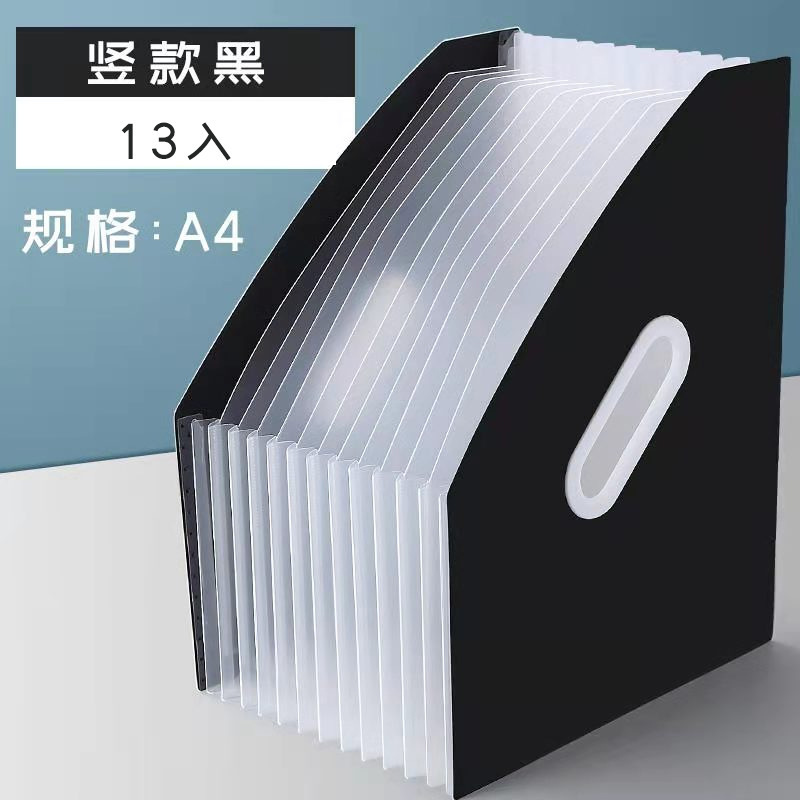 Bolsa de órgano vertical carpeta portátil multicapa retráctil para estudiantes de almacenamiento de gran capacidad para organizar artefactos mágicos