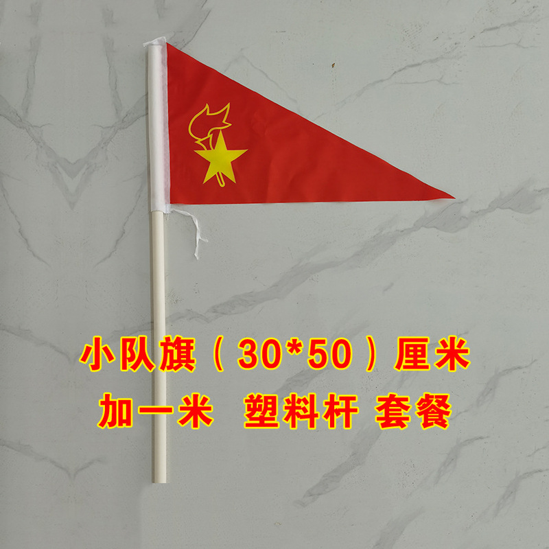 Youjian 少年先鋧旗 大隊旗 中隊旗 小隊旗 2号 3号 4号 大隊旗 春アッパー生地チーム|undefined