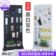 可移动五金96推拉人饰品79落地置物架工架洞洞板移动收藏收纳