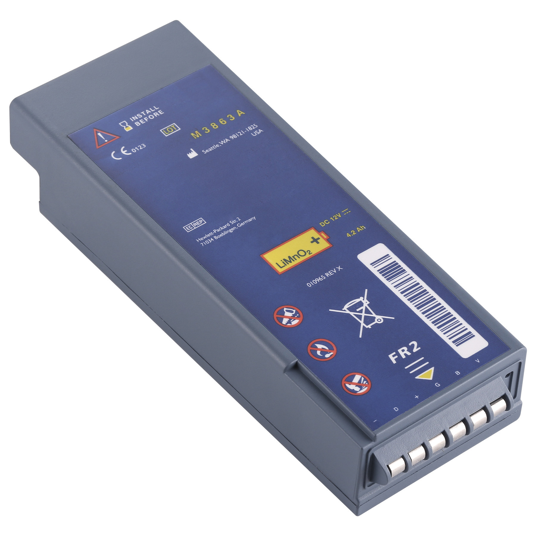 适用于飞利浦 M3863A Philips FR2 Philips FR2 Plus 电池全新