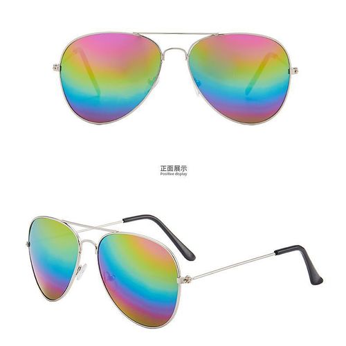 3025太阳镜3026男女时尚户外金属眼镜批发新款彩膜偏光蛤蟆镜