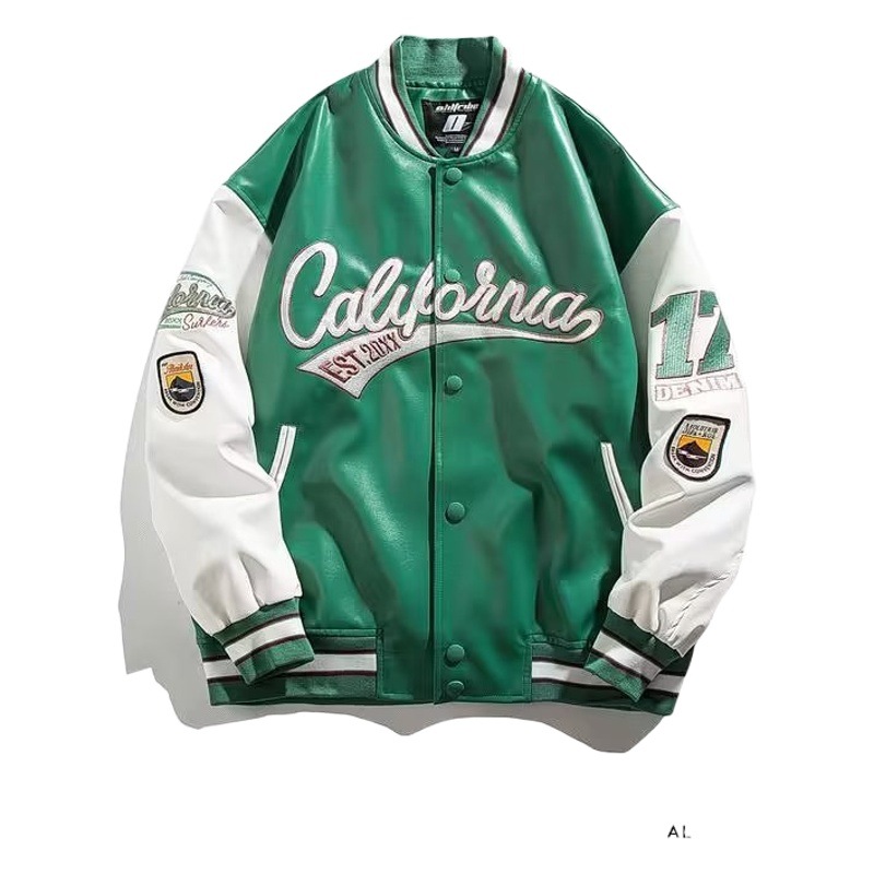 Pu de cuero de estilo coreano de otoño e invierno abrigo de los hombres Ruan Shuai chaqueta de moda de la calle invierno engrosada ropa de estilo de alto grado a juego