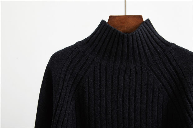 Warm women's turtleneck sweater