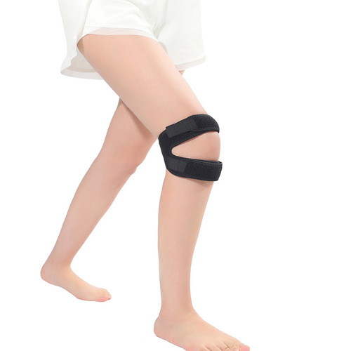 加压双向髌骨带硅胶减震夏季护膝跳绳运动保护用具羽毛球腿部护具
