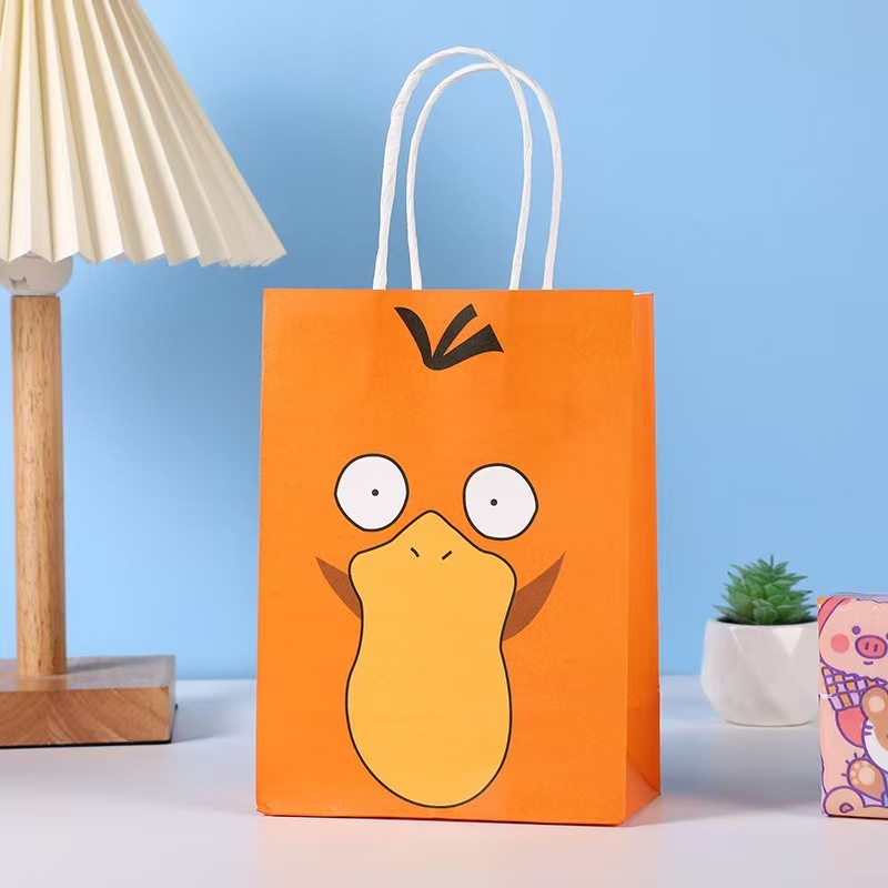 国境を越えた新しいスタイルのハンドバッグ、漫画のギフトバッグ、アニメのクリエイティブな動物柄紙袋、アニメ紙袋、ショッピングバッグ卸売|undefined