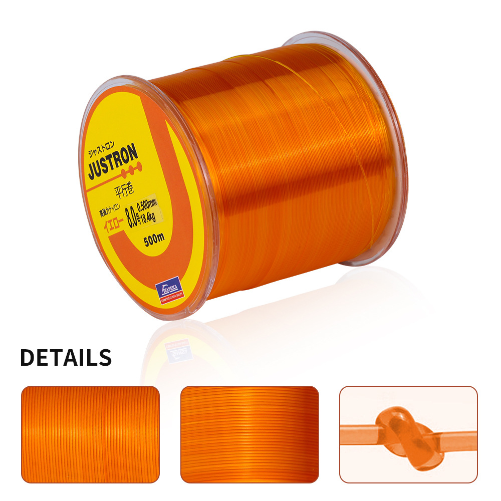 Luya bait 500 meters enhanced the nylon line color sea pole road Asian bait and the fishing line parallel paper fishing line fishing gear 4