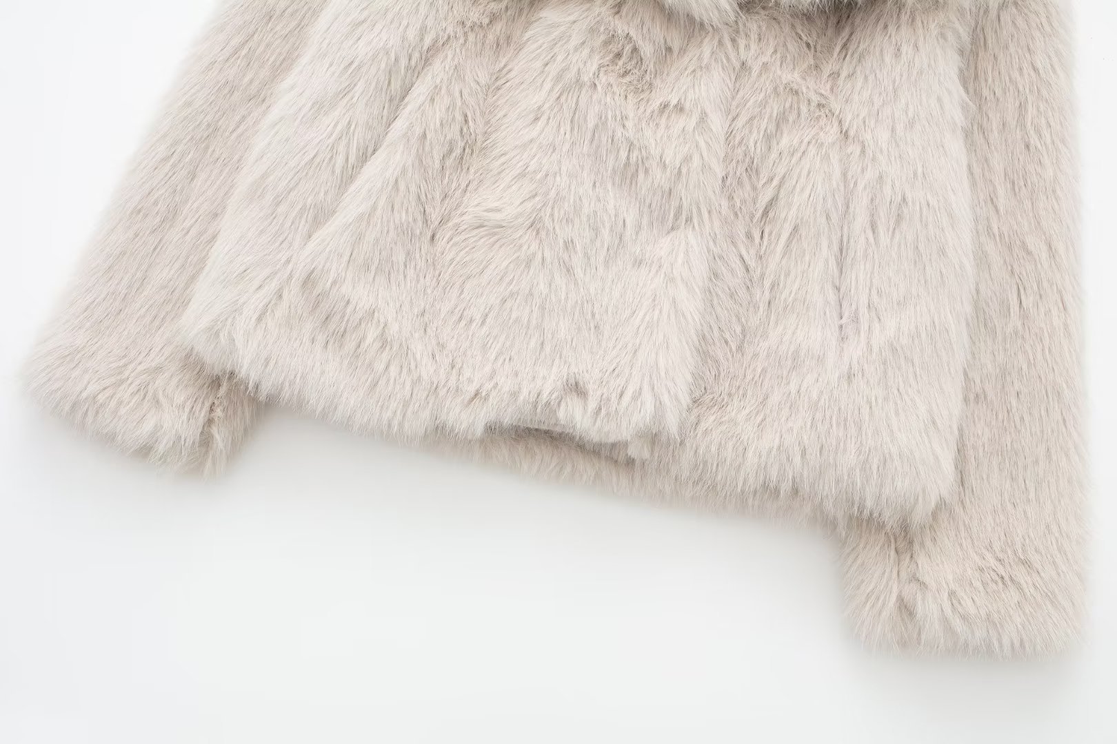 1330g Weight Faux Fur Coat Outerwear Type Long Sleeve Sleeve Length Single Breasted Placket Type Polyester Fabric Type Long Top Length Coat Tops Type Holiday Occasion Turndown Neckline Loose Fit Type Solid Color Pattern Winter, Autumn Season Women's Gender Pocket Design Elegant, Streetwear Style Women's Elegant Streetwear Solid Color Pocket Single Breasted Coat Faux Fur Coat 14