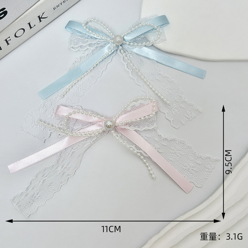 Sweet Lace Bow Pearl Accessories DIY Bags Socks Bow Pet Doll Decoration Accessories Wholesale Sweet Lace Bow Pearl Accessories DIY Bags Socks Bow Pet Doll Decoration Accessories Wholesale