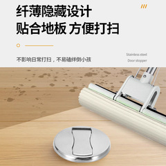 304 stainless steel magnetic door stop invisible zinc alloy floor magnet windproof hidden door blocker magnetic door stopper