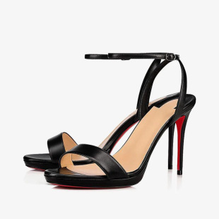 Summer New Open-Toe Red-Soled High-Heeled Sandals for Women, Stiletto Sexy Red-Soled High Heels, Versatile Women's Sandals