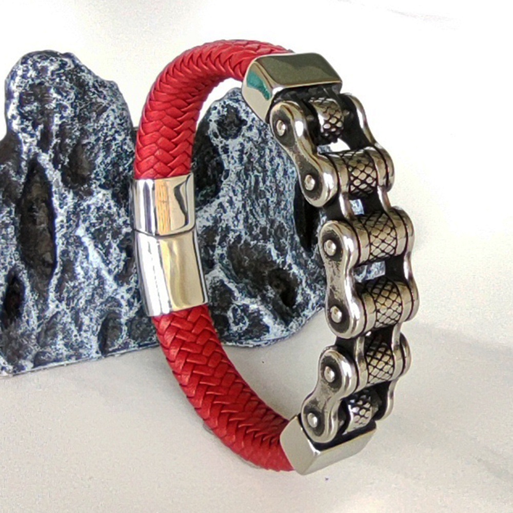 레드 가죽 [스틸 컬러]