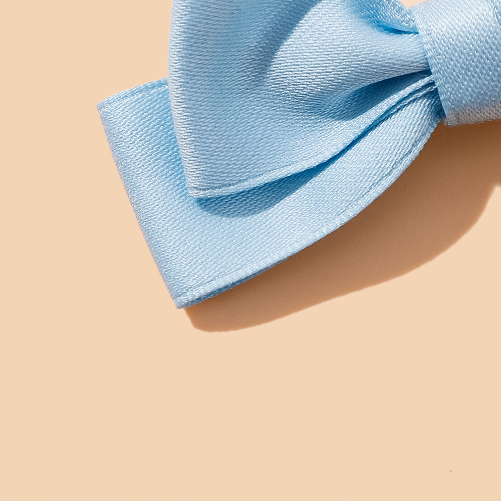 Pinza pelo bebé lazo cinta doble capa accesorios verano_voghion.com