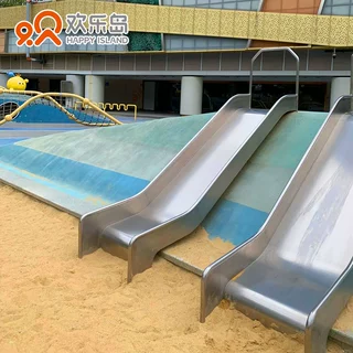 公园小区儿童乐园不锈钢滑梯厂家定制户外拓展组合滑梯秋千摇摇乐