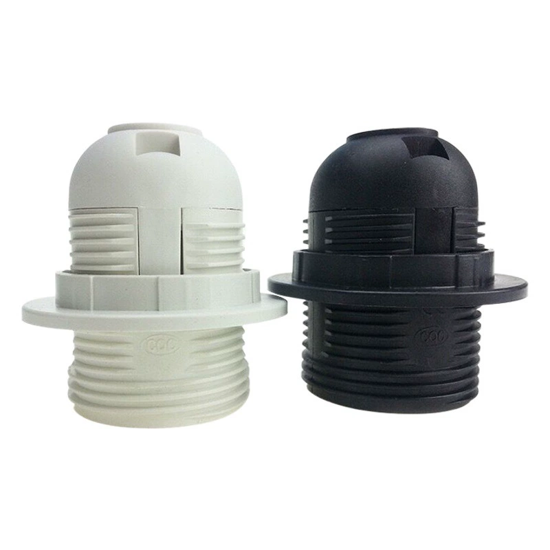 Оптовая продажа от производителя E27, большой пластиковый держатель для лампы с полным зубом, сертифицированный CE, настольная лампа, люстра, винтовой держатель лампы, держатель лампы