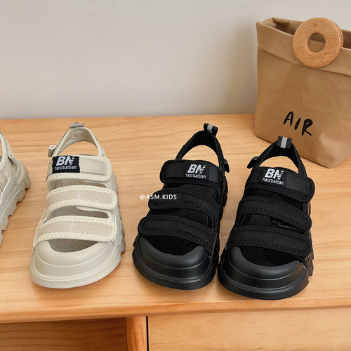 Children's Cap Head Sandals  Summer New Model, Magic Stick Soft Sole Sports Sandals for Boys