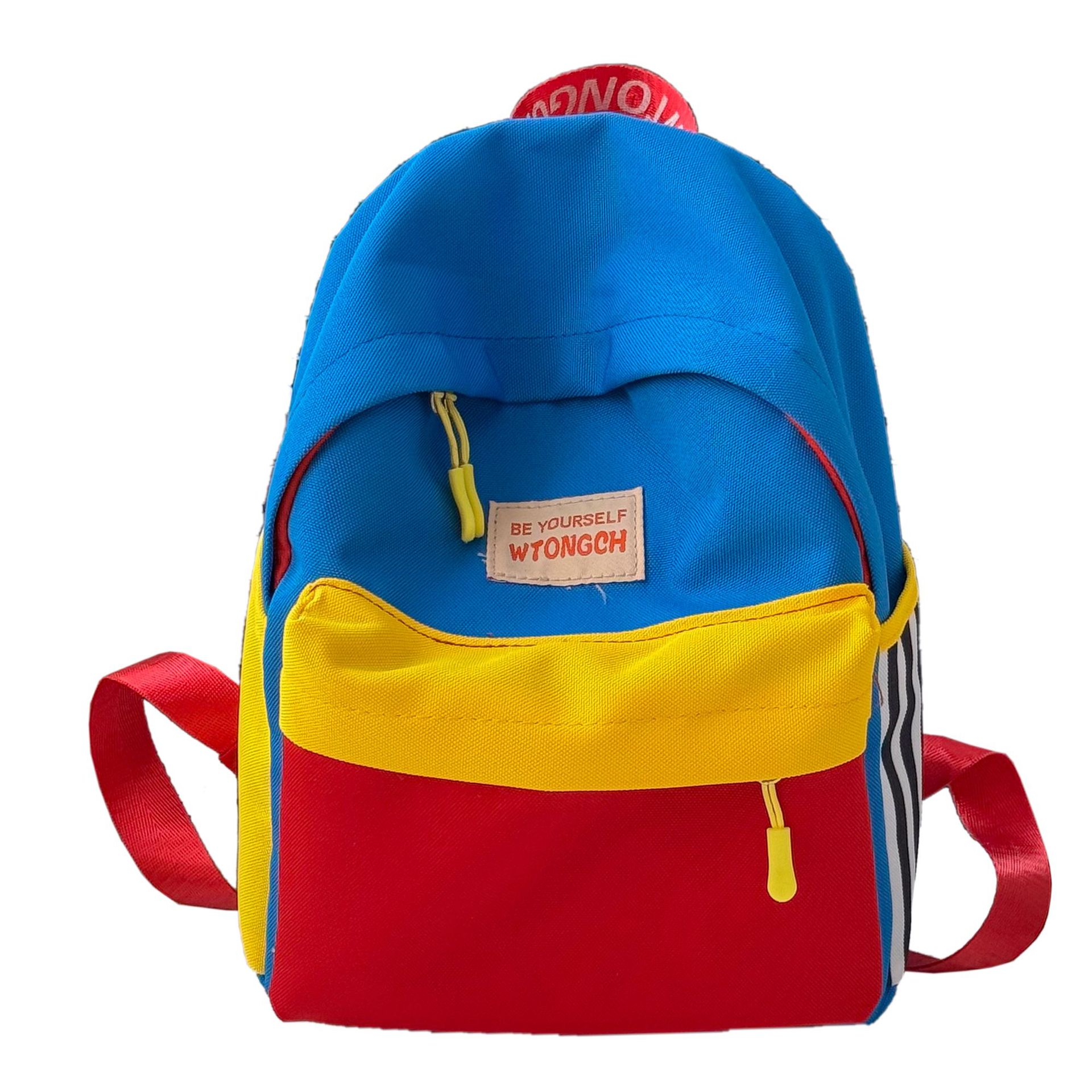 Mochila escolar de jardín de infantes para estudiantes de escuela primaria, moda a rayas, color occidental, mochila para niños y niñas, nueva mochila para niños transfronteriza