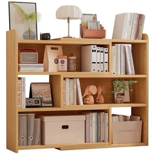 [Small wholesale] Simple bookshelf, retractable storage rack, small storage cabinet, grid cabinet, floor-standing bookcase