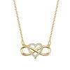 Fashionable golden diamond pendant heart shaped, necklace, jewelry, wish, Amazon, European style