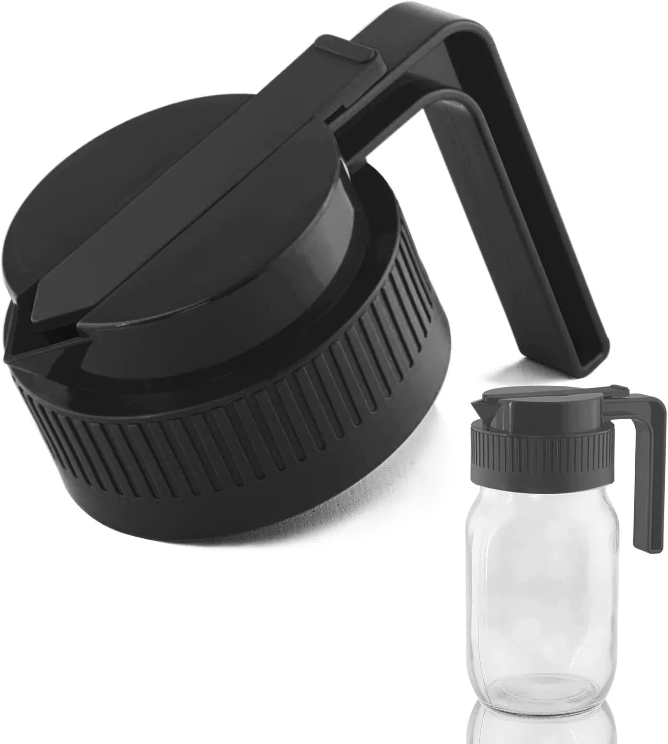 Крышка-носик для банки Mason Pour Spout Lid wide-mouth Mason Covered Cold Pot Coconal Coffee Coffee Caple Symbolifier