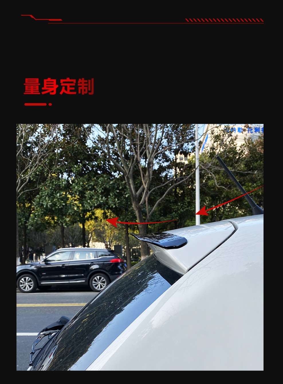 Suitable for 2009-2017 Volkswagen Polo Polo Mk5 6R 6C Rear Wing Top Wing Fixed Wind Wing Spoiler Modification Parts