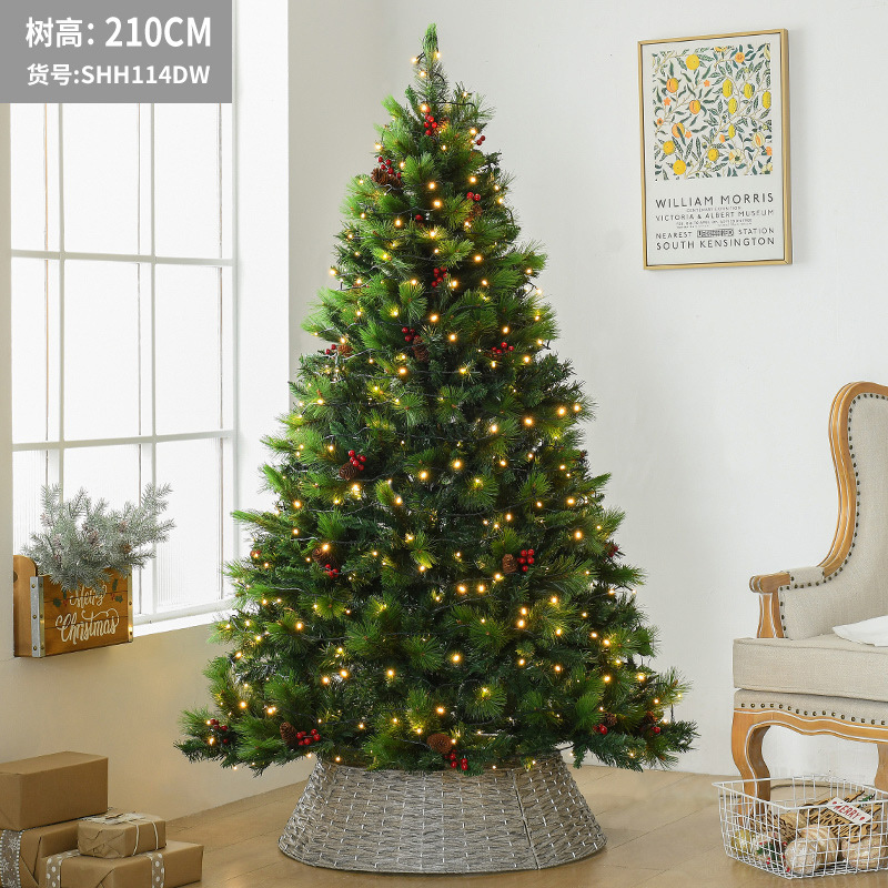 210cm árbol de lujo tipo A (valla de cadena ligera gratis)