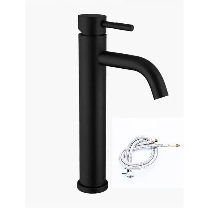 Lavabo caliente y fría del grifo de acero inoxidable baño grifo de baño lavabo solo grifo frío válvula mezcladora