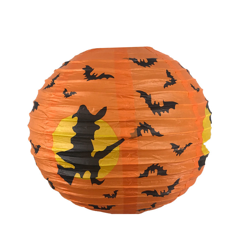 Decoración de Halloween linterna de papel decoración colgante decoración de fiesta decoración de Acción de Gracias decoración fantasma decoración calabaza bola de panal